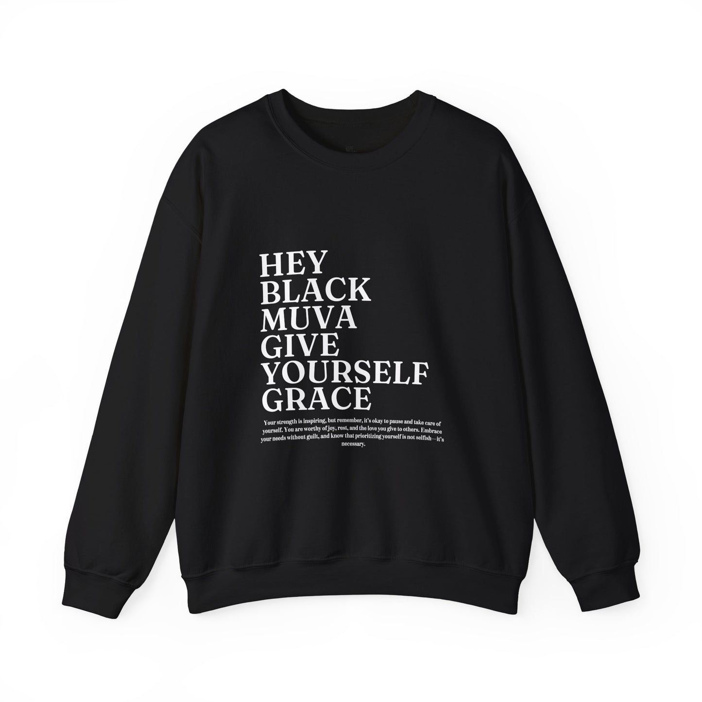 Give Yourself Grace Empowering Crewneck Sweatshirt for Moms