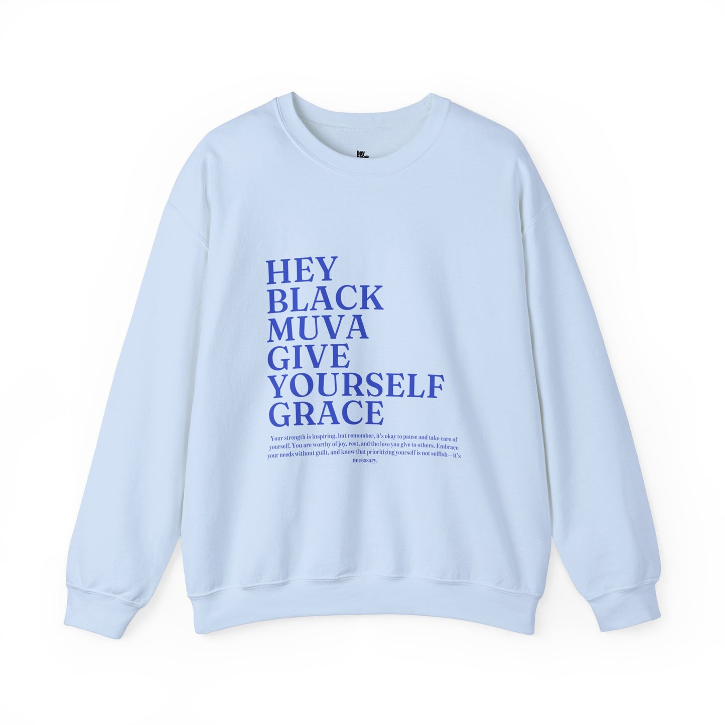Give Yourself Grace Empowering Crewneck Sweatshirt for Moms