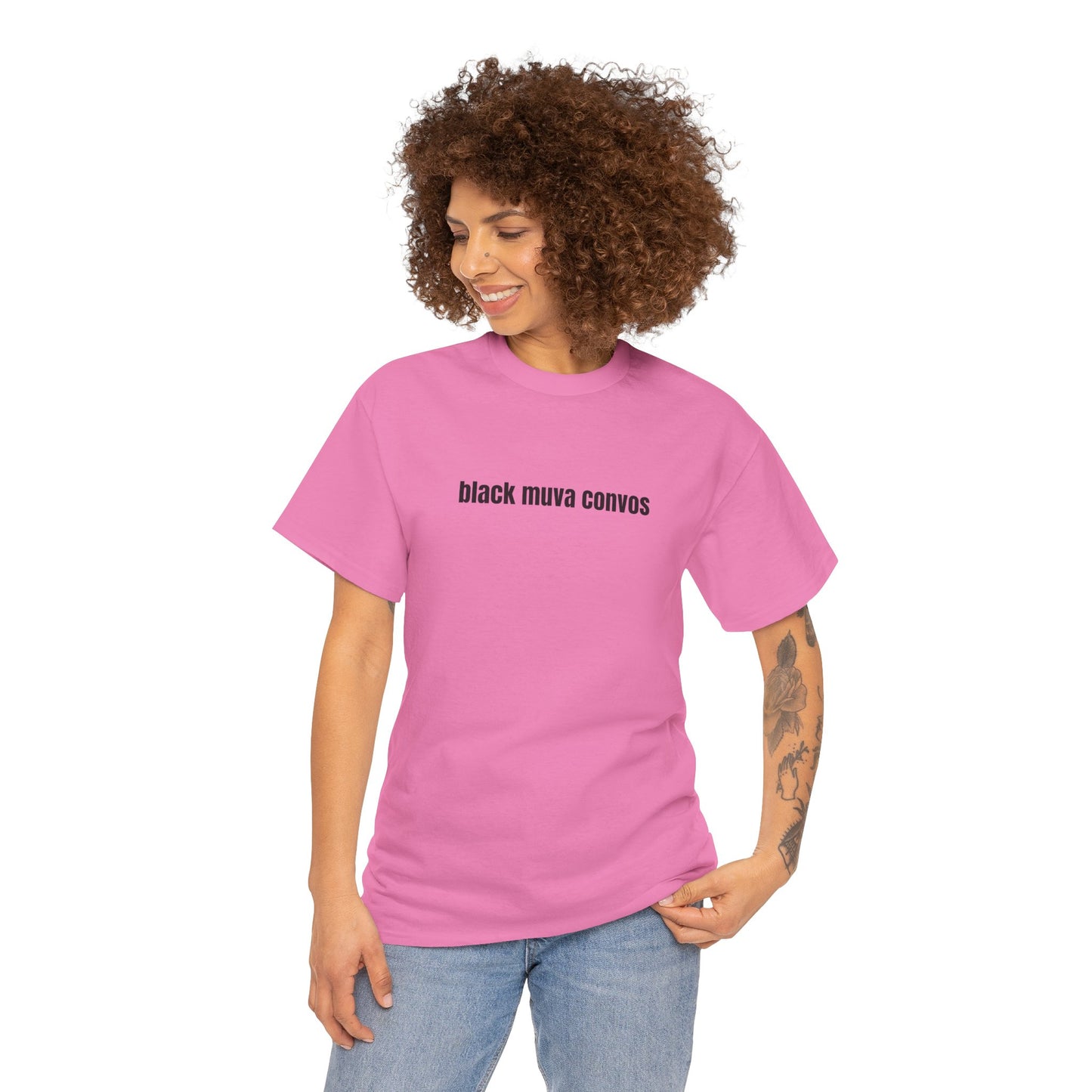 Black Muva Convos Signature Tshirt for Moms
