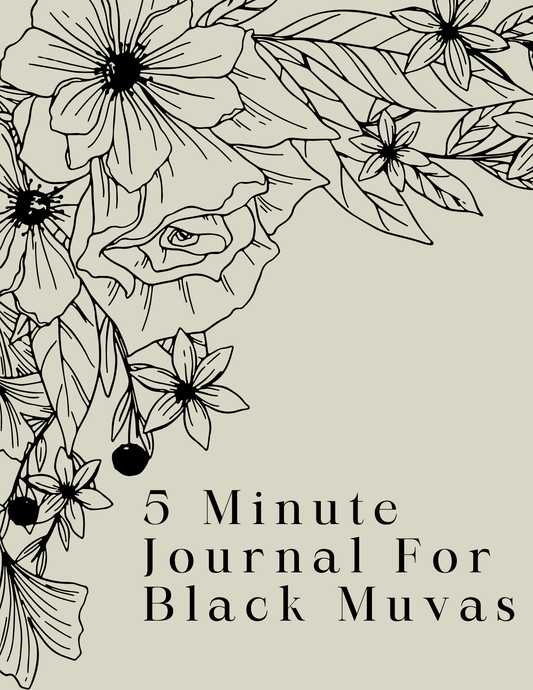 5 Minute Journal for Black Muvas